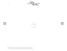 Tablet Screenshot of ingenieriaprocon.com